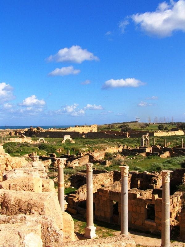 Leptis Magna (Lubda) starorzymskie miasto z ok. II w. n.e.