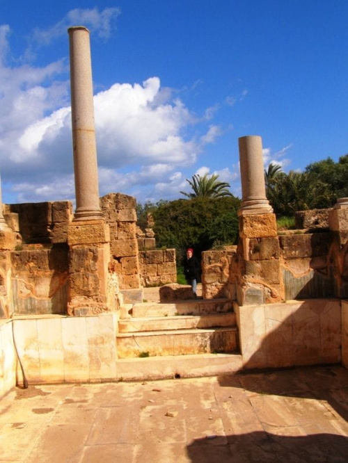 Łaźnia Hadriana - Leptis Magna (Lubda) starorzymskie miasto z ok. II w. n.e.