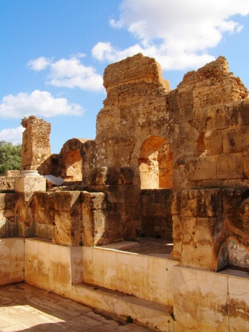 Łaźnia Hadriana - Leptis Magna (Lubda) starorzymskie miasto z ok. II w. n.e.