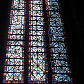 Carcassonne Francja witraże kościoła Sait.-Nazaire (XI-XIV w #CARCASSONNE #MIASTA #koscioly