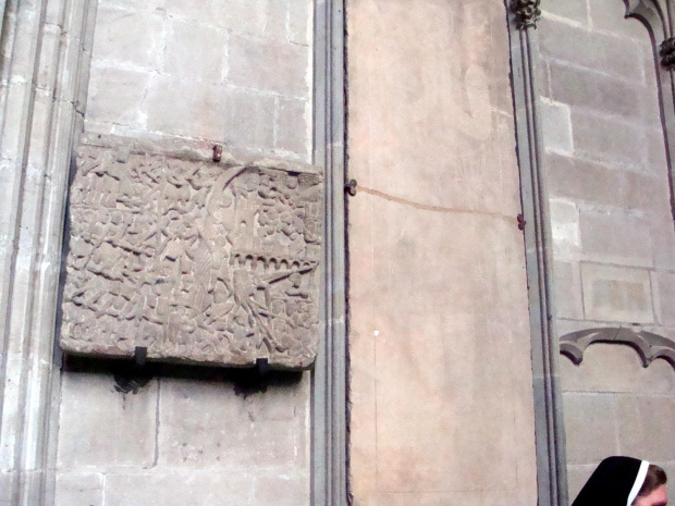 Carcassonne Francja wnętrze kościoła Sait.-Nazaire (XI-XIV w #MIASTA