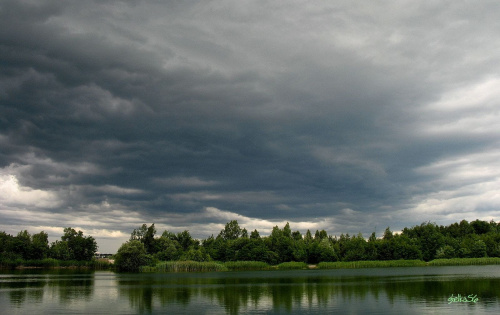 po weekendowe .. czerwiec 09 ... #chmury #niebo #wiosna #natura #jezioro