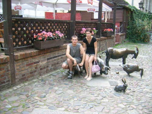 Wakacje 2007 - Wrocław zwiedzanie - na śwince :-) #wakacje #wrocław #miasto #ulica