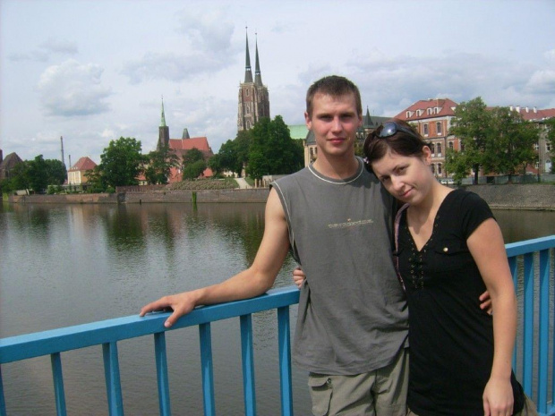 Wakacje 2007 - Wrocław zwiedzanie - nad Odrą razem #wakacje #wrocław #miasto #odra