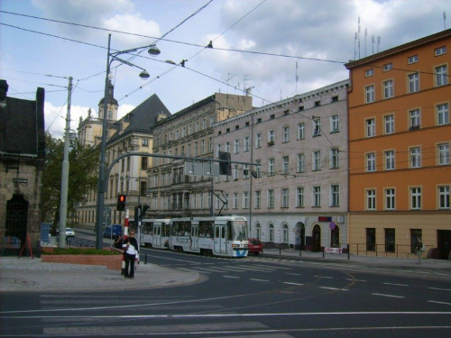 Wakacje 2007 - Wrocław zwiedzanie - jedna z ulic #wakacje #wrocław #miasto #ulica