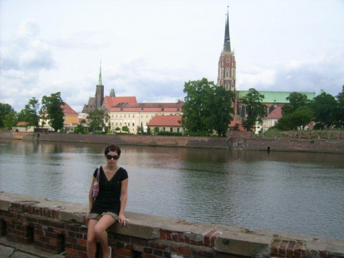 Wakacje 2007 - Wrocław zwiedzanie - nad Odrą #wakacje #wrocław #miasto #odra