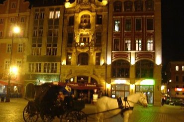 Wakacje 2007 - Wrocław nocą1 #wakacje #wrocław #noc #rynek #miasto