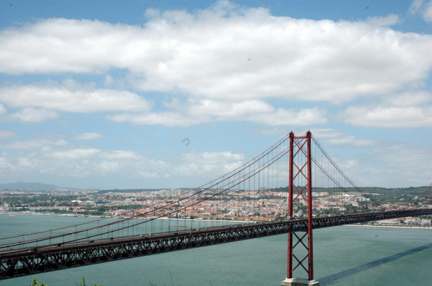 LIZBONA-PORTUGALIA - most 25 Kwietnia #PORTUGALIA #LIZBONA #MIASTA #MOSTY