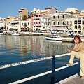 jezioro połączone kanalem z zatoka w Agios Nikolaos nad zatoką Mirambellou na Krecie #Kreta #wyspa #morze #zatoka #Mirambellou #jezioro #slodkie #Voulismeni #kaczki #ocean #wakacje #kolory #odbicia #jachty