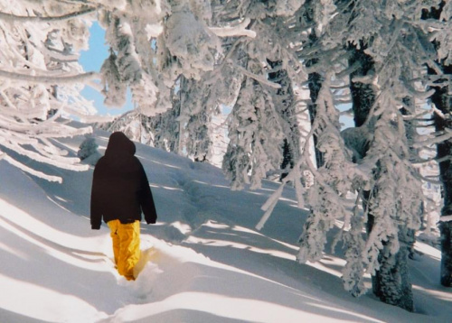 1.02.2003 ok. 13 godz.
5 minut pozostało do schroniska Śnieżna Chata.