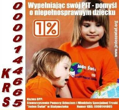 Wypełniając swój PIT pomyśl o niepełnosprawnym dziecku