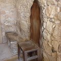 przedsionek sali tronowej - drewniany tron #Kreta #Knossos #zabytki #archeologia