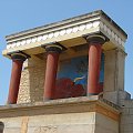 fragment pałacu w Knossos na Krecie #Kreta #Konossos #zabytki #arczeologia #naczynia #pitosy #oliwa