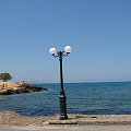 Kato Gouves bardzo długa promenada nad zatoką #KatoGouves #Kreta #morze #plaże #Sevini #Grecja #zatoka #kozy