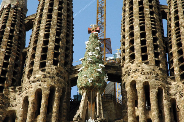 BARCELONA-HISZPANIA kościół Gaudiego Sagrada Familia #BARCELONA #MIASTA #BAZYLIKI