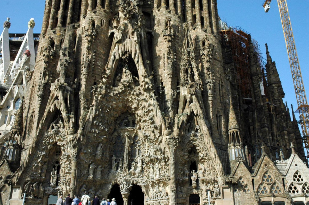 BARCELONA-HISZPANIA kościół Gaudiego Sagrada Familia #BARCELONA #MIASTA #BAZYLIKI