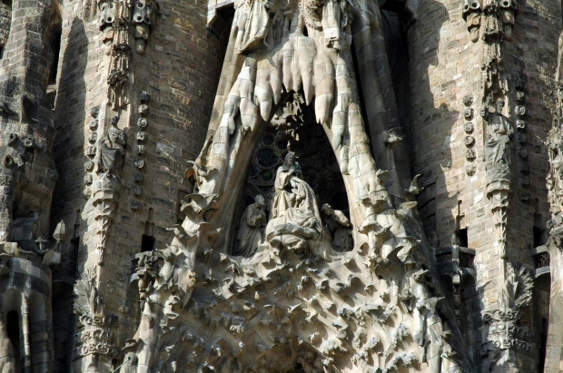 BARCELONA-HISZPANIA kościół Gaudiego Sagrada Familia #BARCELONA #MIASTA #BAZYLIKI