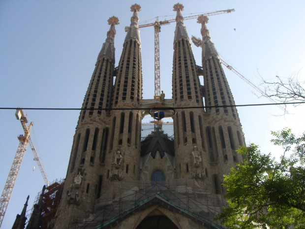 BARCELONA-HISZPANIA kościół Gaudiego Sagrada Familia #BARCELONA #MIASTA #BAZYLIKI