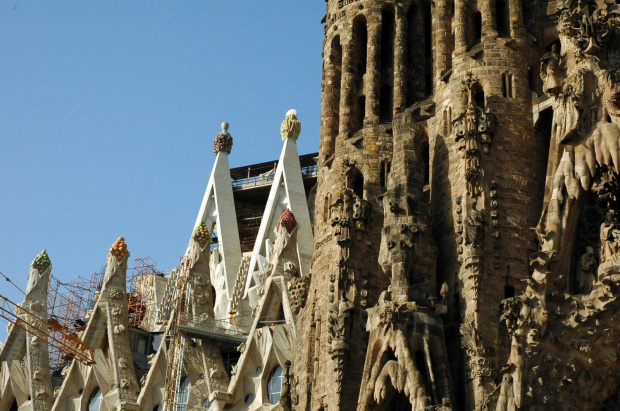 BARCELONA-HISZPANIA kościół Gaudiego Sagrada Familia #BARCELONA #MIASTA #BAZYLIKI