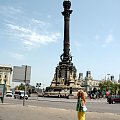 Barcelona-Hiszpania- Placa Portal de la Pau Pomnik Kolumba #Barcelona #Miasta #place #pomniki
