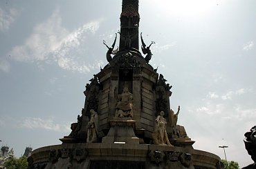 Barcelona-Hiszpania- Placa Portal de la Pau Pomnik Kolumba #Barcelona #Miasta #place #pomniki