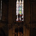 Barcelona-Hiszpania Katedra Świętej Eulalii -Prezbiterium z ołtarzem głównym. #BARCELONA #MIASTA #KATEDRY