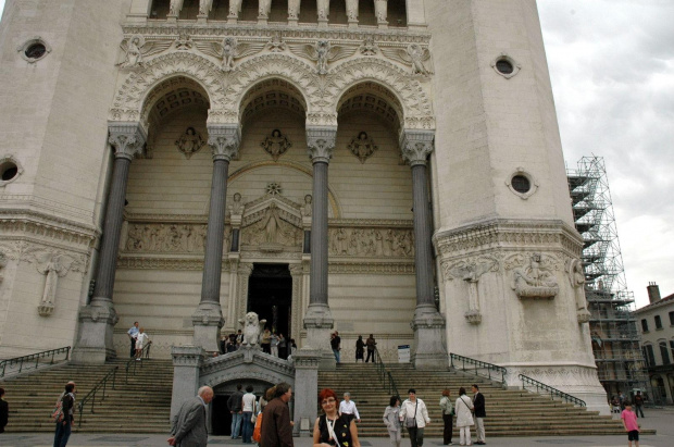 LYON Francja -bazylika Najświętszej Maryi Panny (La basilique de Notre-Dame de Fourvire) #LYON #MIASTA #BAZYLIKI