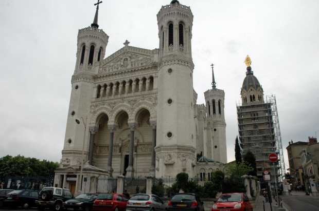 LYON Francja -bazylika Najświętszej Maryi Panny (La basilique de Notre-Dame de Fourvire) #LYON #MIASTA #BAZYLIKI