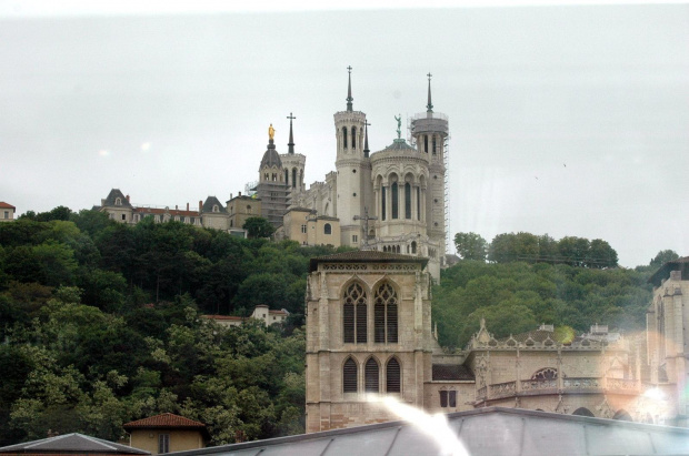 LYON Francja -bazylika Najświętszej Maryi Panny (La basilique de Notre-Dame de Fourvire) #LYON #MIASTA #BAZYLIKI