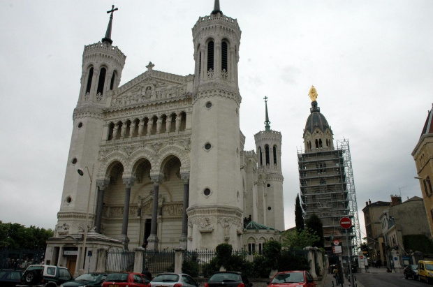 LYON Francja -bazylika Najświętszej Maryi Panny (La basilique de Notre-Dame de Fourvire) #LYON #MIASTA #BAZYLIKI