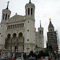 LYON Francja -bazylika Najświętszej Maryi Panny (La basilique de Notre-Dame de Fourvire) #LYON #MIASTA #BAZYLIKI
