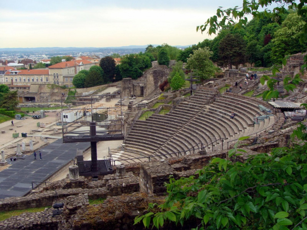 Lyon -Francja -amfiteatr rzymski #LYON #MISTA #TEATRY