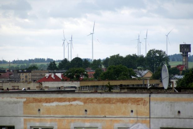 Suwałki - widok z dachu budynku