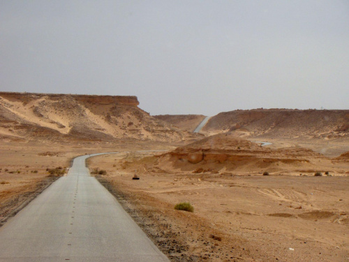 W drodze do Ghadames (650km od Trypolisu)