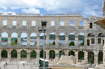 Pula amfiteatr rzymski. #amfiteatr #Chorwacja #Pula