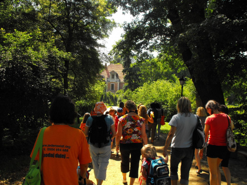 Gołuchów, lato 2009, Ośrodek Kultury Leśniej i zamek w Gołuchowie, Wielkopolski Park Narodowy