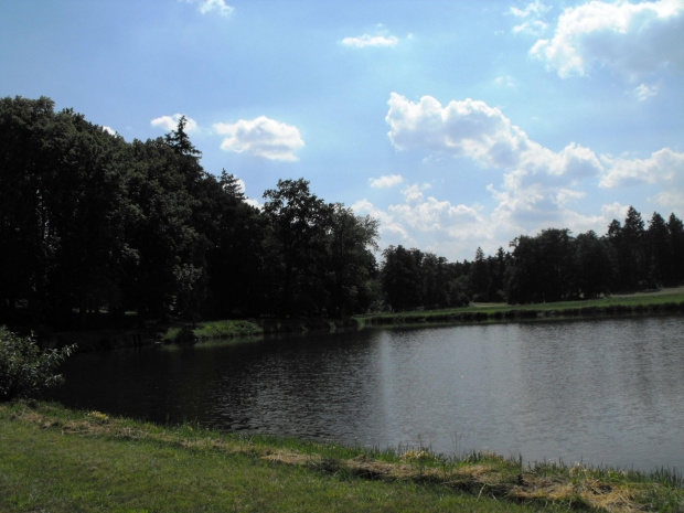 Gołuchów, lato 2009, Ośrodek Kultury Leśniej i zamek w Gołuchowie, Wielkopolski Park Narodowy