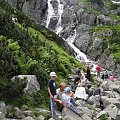 Wycieczka z Łysej Polany przez Schronisko w DolRoztoki do Doliny Roztoki , Wodospad Siklawa, Dolina Pieciu Stawow Polskich do Morskiego Oka, do Łysej Polany #tatry #góry #lato