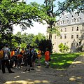 Gołuchów, lato 2009, Ośrodek Kultury Leśniej i zamek w Gołuchowie, Wielkopolski Park Narodowy