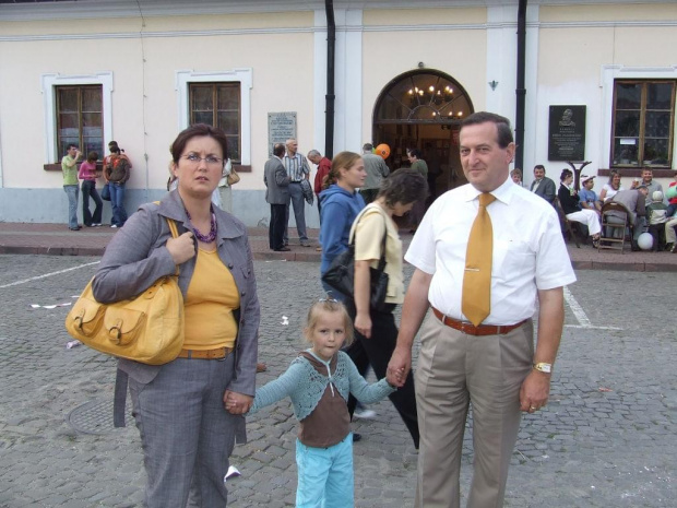 Dożynki 2007 r. w Staszowie. Rodzina Sobieniaków. #dożynki