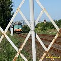 SU45-045 z planowym Portowcem ze Szczecina do Lublina. W tle wiadukt linii Piła Głowna - Ustka. W tym dniu linia była nadal zamknieta po wypadku dwa dni wcześniej. 06.08.2009 #kolej #PKP #lato #Piła #SU45