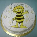 Pszczółka Maja #pszczoła #maja #tort #owady