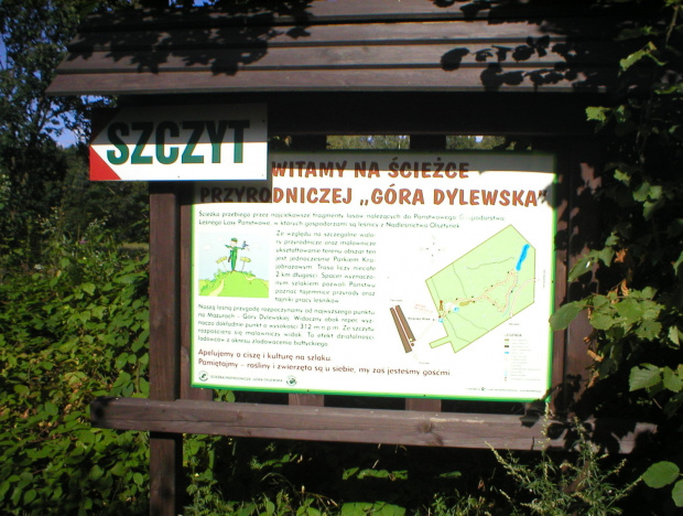 Dylewska Góra- tablica info