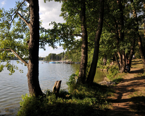 Jezioro w czasie kanikuły