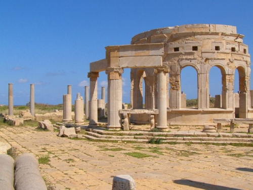 Leptis Magna (Lubda) - market