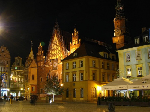 wieczorową porą we Wrocławiu
