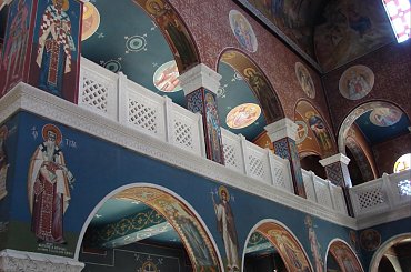 zabytki Rethimnonu - freski w kosciele czterech meczenników #ZabytkiRethimnonu #MiastaKrety #forteca