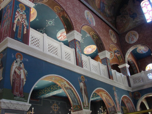 zabytki Rethimnonu - freski w kosciele czterech meczenników #ZabytkiRethimnonu #MiastaKrety #forteca