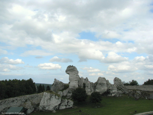 Zamek Ogrodzieniec - Jura krakowsko-częstochowska #częstochowska #historia #jura #krajobraz #krakowsko #lezajsktm #Polska #ruiny #widok #zabytki #zamek #zamki