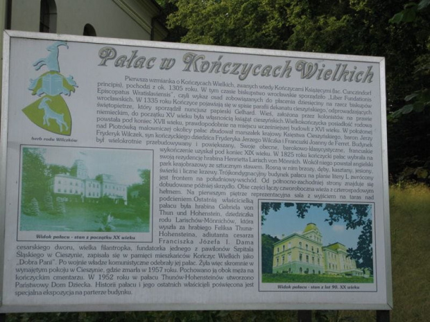 Kończyce Wielkie (śląskie) - pałac